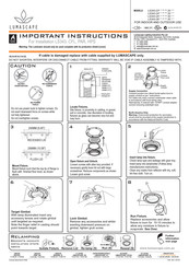 LUMASCAPE LS343-26 25 Series Important Instructions Manual