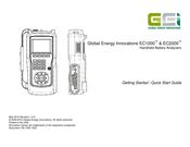 Global Energy Innovations EC2000 Quick Start Manual