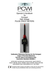 PCWI PULSE CREST Operator's Handbook Manual