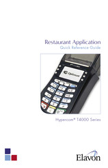 Hypercom T4000 Series Quick Reference Manual