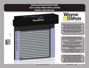 Wayne Dalton ADV-X 888 Installation Instructions Manual