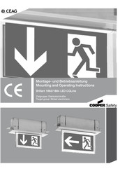 COOPER Safety CEAG Brillant 1884 LED GGLine Mounting And Operating Instructions