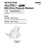 ASM ALLPRO APG3040H-246800 A Series Instructions Manual