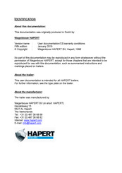 HAPERT COBALT HM Manual