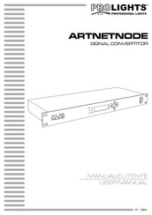 ProLights ARTNETNODE User Manual