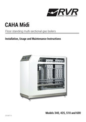 RVR Energy Technology CAHA Midi 425 Installation, Use And Maintenance Instructions