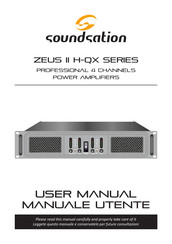 soundsation ZEUS II H-2600QX User Manual