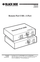 Black Box IC240A-R2 Manual