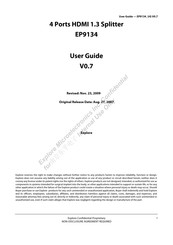 EXPLORE EP9134 User Manual