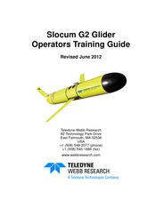 Teledyne Slocum G2 Operator Training Manual