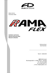 Air Design Rama Flex XS Manual And Service Book