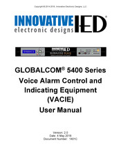 Innovative Electronic Designs GLOBALCOM EN 54-16 User Manual