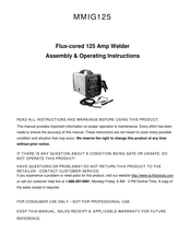 Buffalo Tools MMIG125 Assembly & Operating Instructions