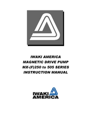 IWAKI AMERICA MX-251 Instruction Manual