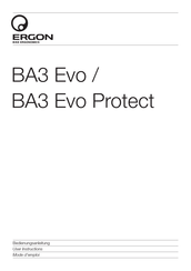Ergon BA3 Evo Protect User Instructions