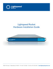 Lightspeed Systems Lightspeed Rocket Hardware Installation Manual