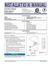 Johnson Controls EUE10A Installation Manual
