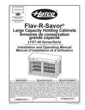 Hatco Flav-R-Savor LFST-48-1X Installation And Operating Manual