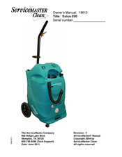 ServiceMaster Clean Souls-500 Owner's Manual