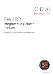CDA FW482 Installation, Use And Maintenance Manual