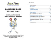 SuperKlean DURAMIX 8000 Installation And Maintenance Manual