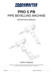 Trademaster PRO 5 PB Operator's Manual