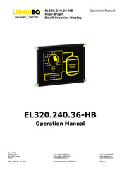 beneq Lumineq EL320.240.36-HB Series Operation Manual