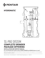 Pentair Hydromatic TG-Pro System Installation And Service Manual