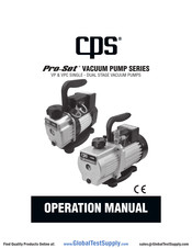 CPS Pro-Set Series Operation Manual
