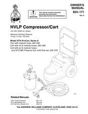 Sherwin-Williams GTS-ProCart 232-576 Owner's Manual
