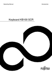 Fujitsu KB100 SCR Operating Manual