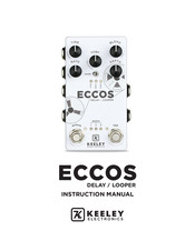 Keeley ECCOS Instruction Manual