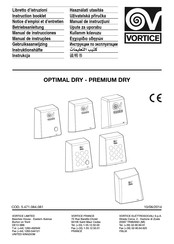 Vortice OPTIMAL DRY METAL Instruction Booklet