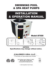 aquatherm Calorex AT500 Installation & Operation Manual