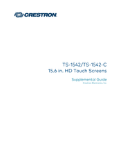 Crestron Electronics, Inc. TS-1542 Supplemental Manual