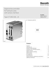 Bosch Rexroth  VT-HNC100 3X/S Series Technical Data Manual