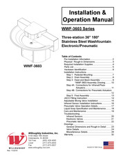 Willoughby Industries WWF-3603 Series Installation & Operation Manual