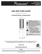 Paramount Fitness KLD7003S Use And Care Manual