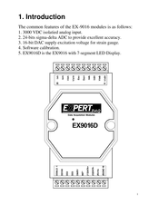 ExpertDAQ EX-9016 Manual