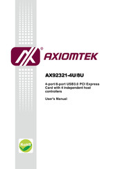 AXIOMTEK AX92321-8U User Manual