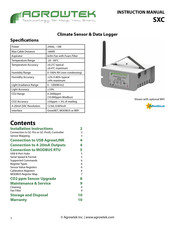 Agrowtek GrowControl SXC Instruction Manual