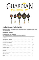 Guardian Fall Protection 42004 Instruction Manual