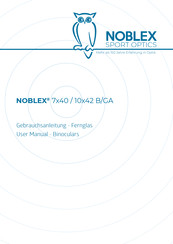Noblex 10x42 B/GA User Manual