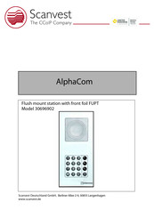 Scanvest AlphaCom 30696902 Installation Manual