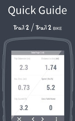 Ordnance survey Trail 2 Quick Manual