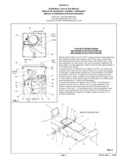 Elkay OBFAVR8 1D Series Installation, Care & Use Manual