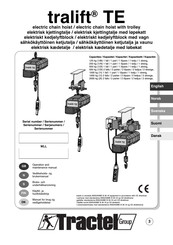 Tractel tralift TE Series Operation And Maintenance Manual
