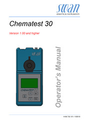 Swan Analytical Instruments Chematest 30 Operator's Manual