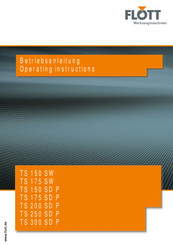 Flott TS 175 SD P Operating Instructions Manual