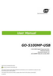 JAI GO-5100MP-USB User Manual